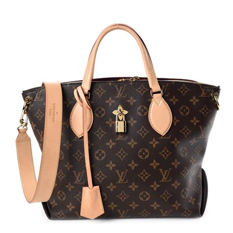 louis vuitton zipped flower tote